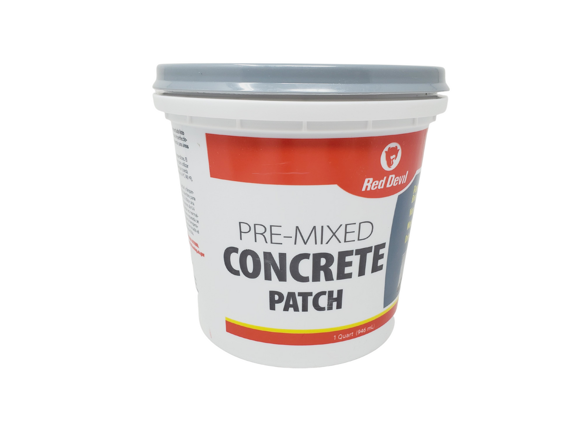 Red Devil 0641 Stucco Per Riparazioni Cemento, Premiscelato, Grigio, 1 Gallone (3.78 Litri)