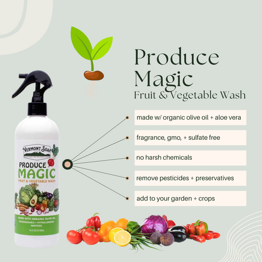 Produce Magic Fruit & Veggie Wash Spray-Vermont Soap-Atlas Preservation