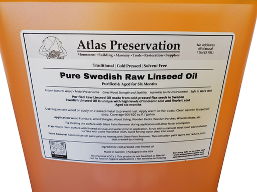 Pure Swedish Raw Linseed Oil-Atlas Preservation-Atlas Preservation