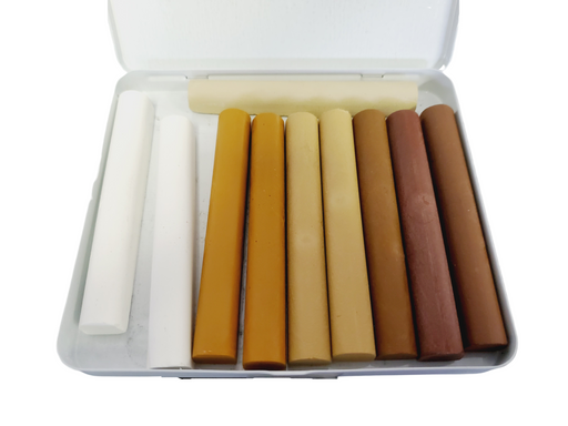 Retouch Crayons: To Mask Superficial Scratches on Finished Wood and Furniture (Set of 10)-Liberon-Atlas Preservation