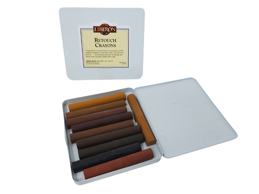Retouch Crayons: To Mask Superficial Scratches on Finished Wood and Furniture (Set of 10)-Liberon-Atlas Preservation