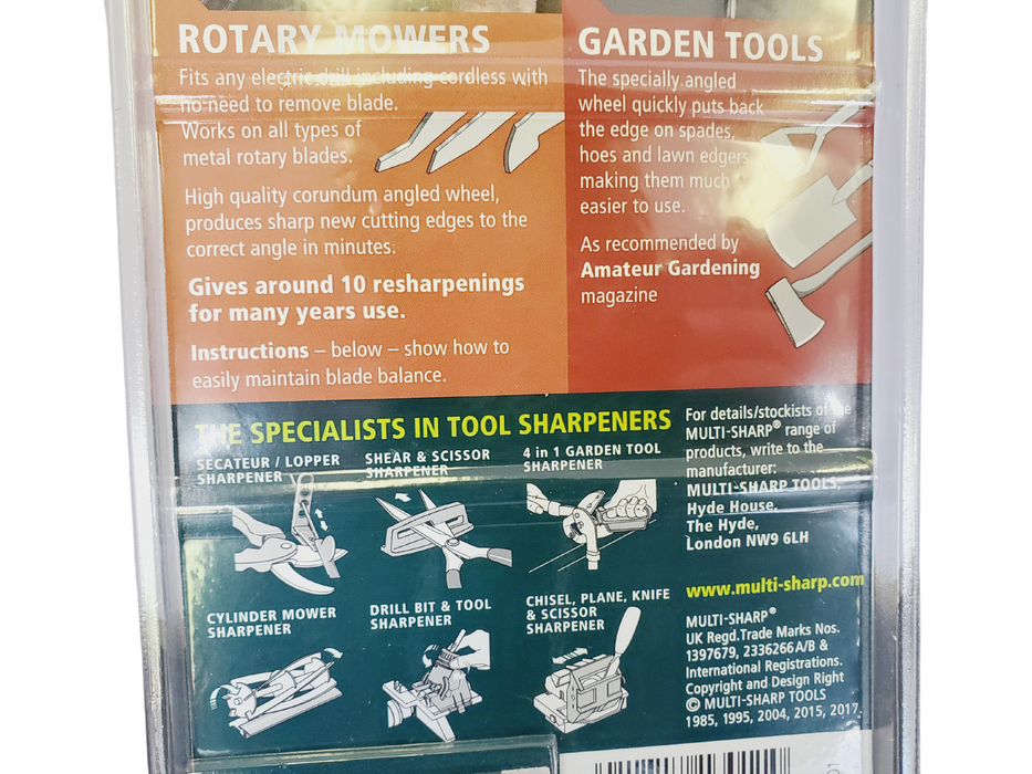 Multi-Purpose Rotary Mower & Tool Sharpener — Atlas Preservation