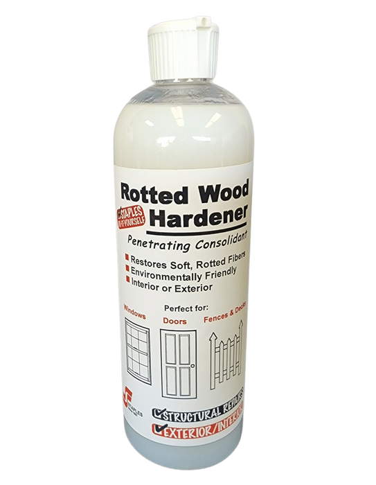 H. F. Staples 413 16 oz. Rotted Wood Hardener (6 Pack)