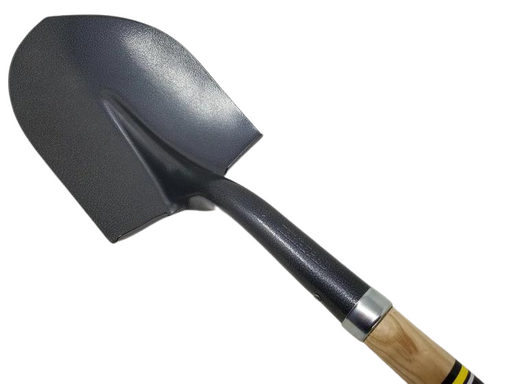 Round Point Shovel 29″ Wood Handle & Poly D-Grip-Wolverine Tools-Atlas Preservation