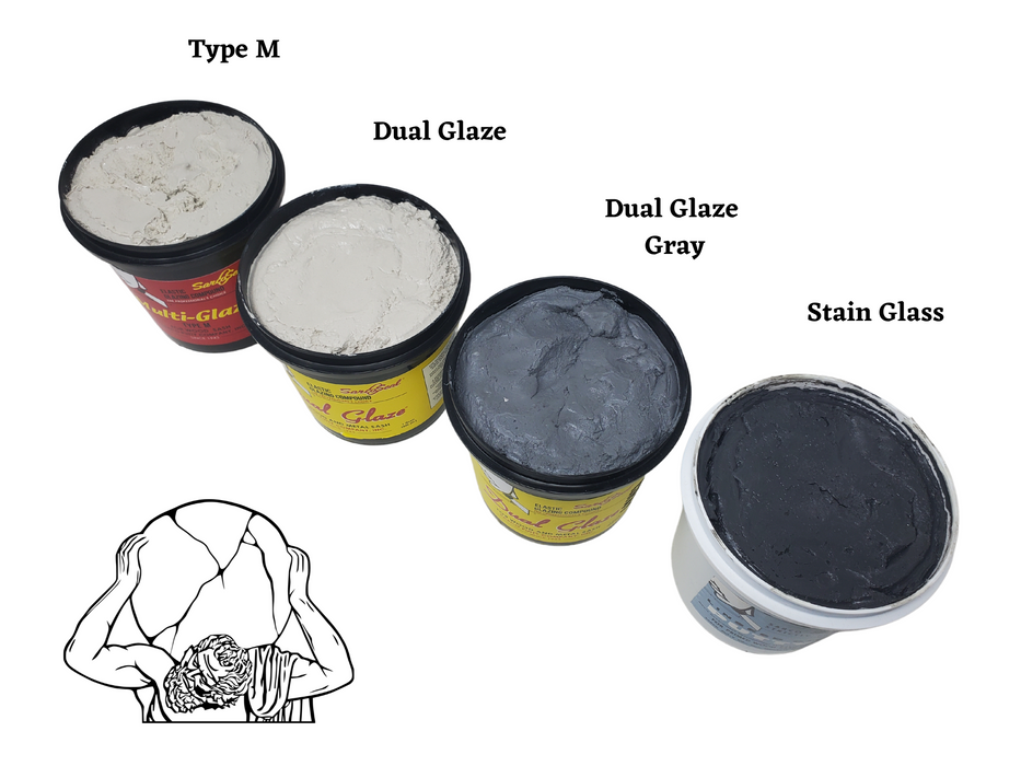 Multi Glaze Putty Type M - 1 Quart — Atlas Preservation