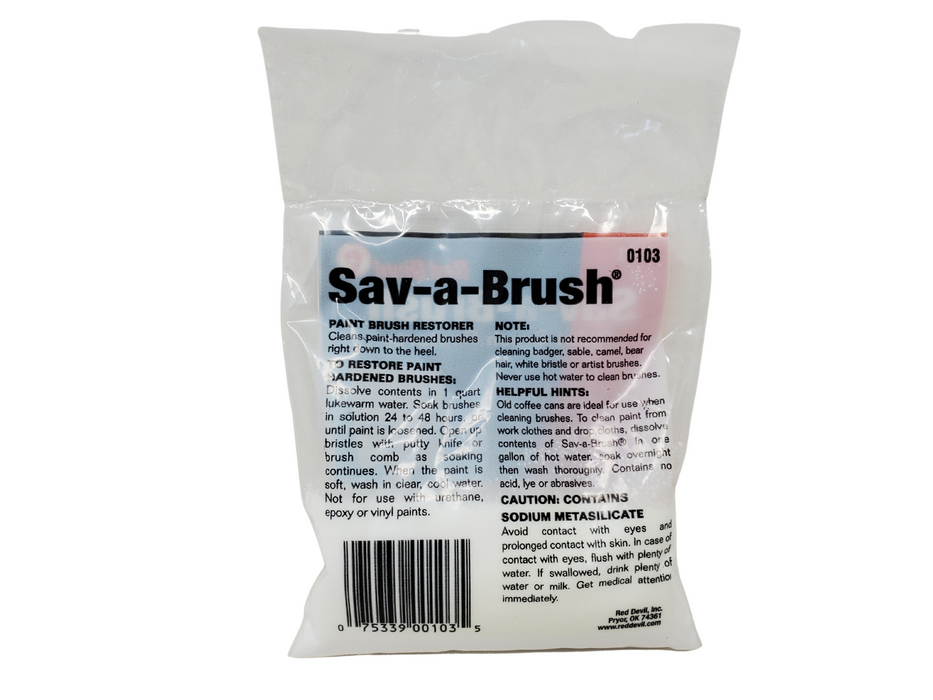 Sav-A-Brush: Paint Brush Restorer-Red Devil-Atlas Preservation