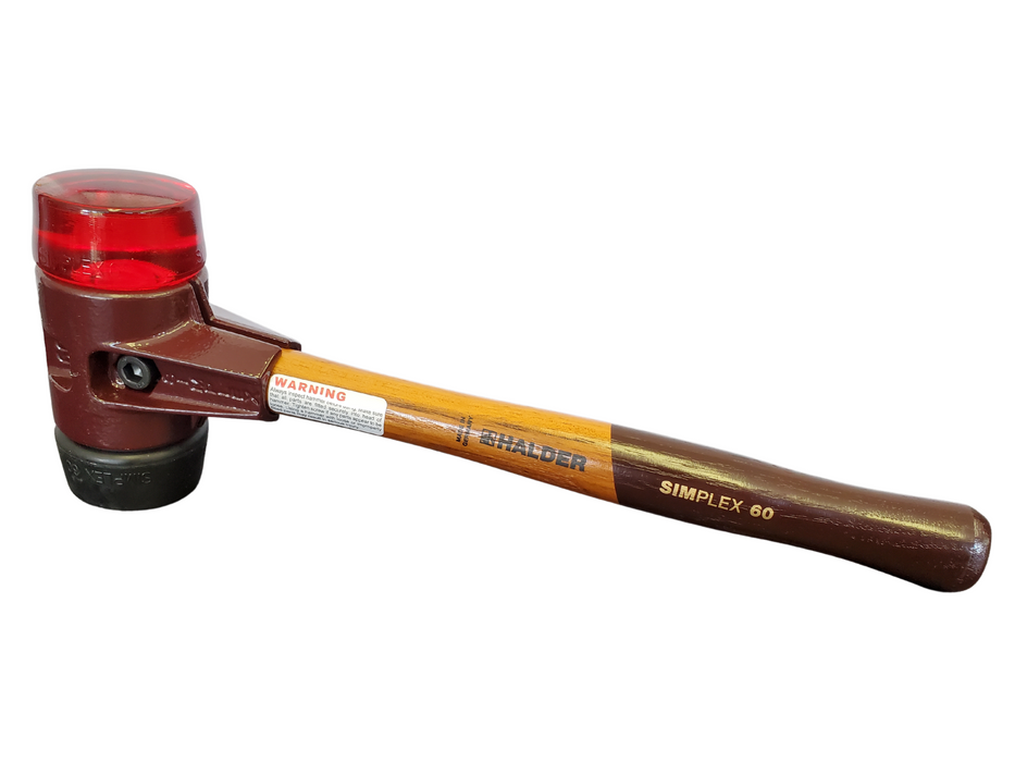 Simplex Mallet w/ Cast Iron Housing - Composite Rubber and Plastic Fac ...