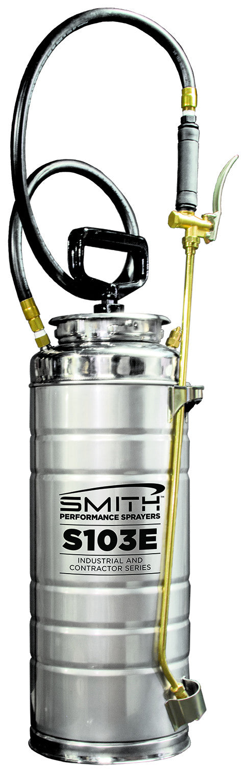 Smith Performance™ S103E Stainless Steel Concrete Sprayer - 3.5 Gallon-Smith Sprayers-Atlas Preservation
