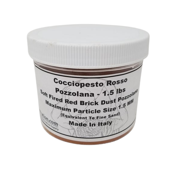 Red Brick Dust - Cocciopesto Rosso-Renaissance Lime Putty-Atlas Preservation