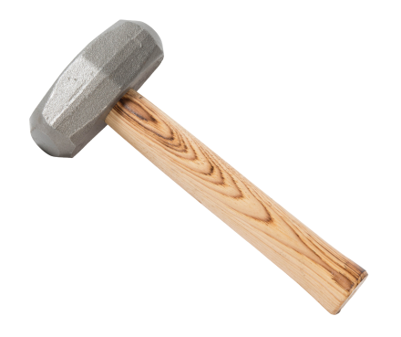Drill Hammer; 10″ Straight Wooden Handle