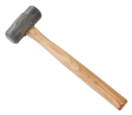 Engineer Hammer; 15″ Straight Wooden Handle-Council Tool-Atlas Preservation