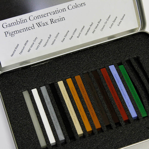 Gamblin Pigmented Wax Resin - 12 Colors-Gamblin-Atlas Preservation