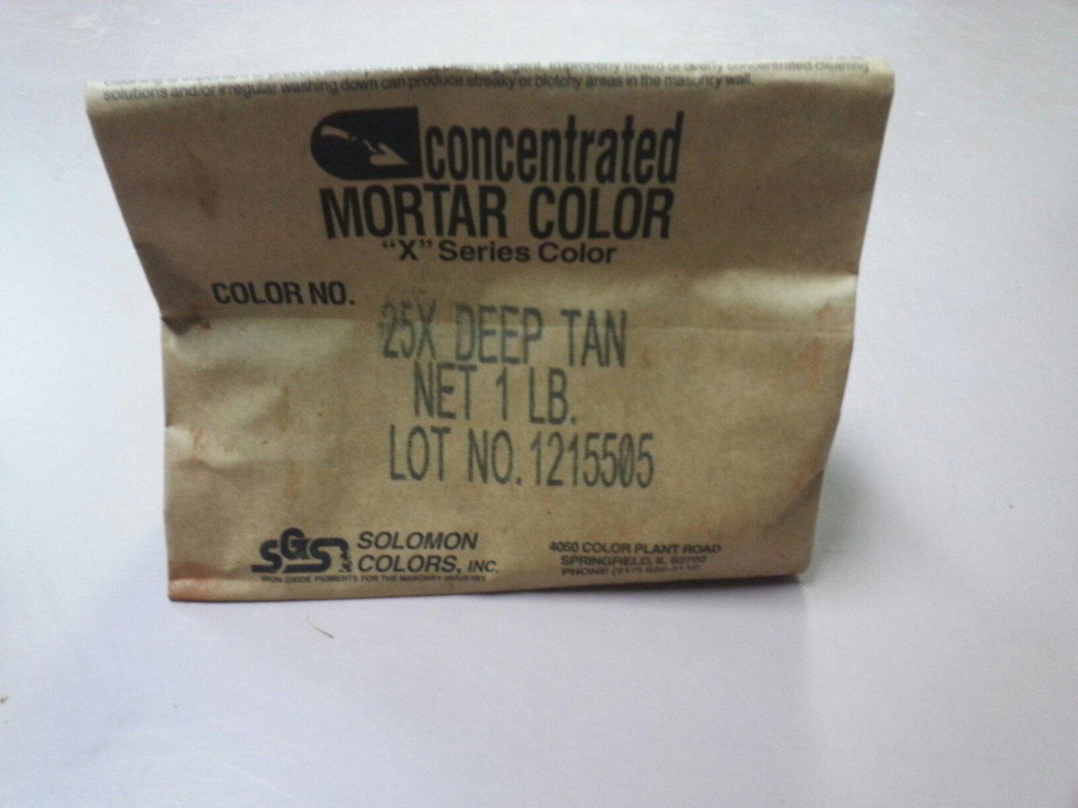 Solomon Colors X Series Mortar Colors — Atlas Preservation