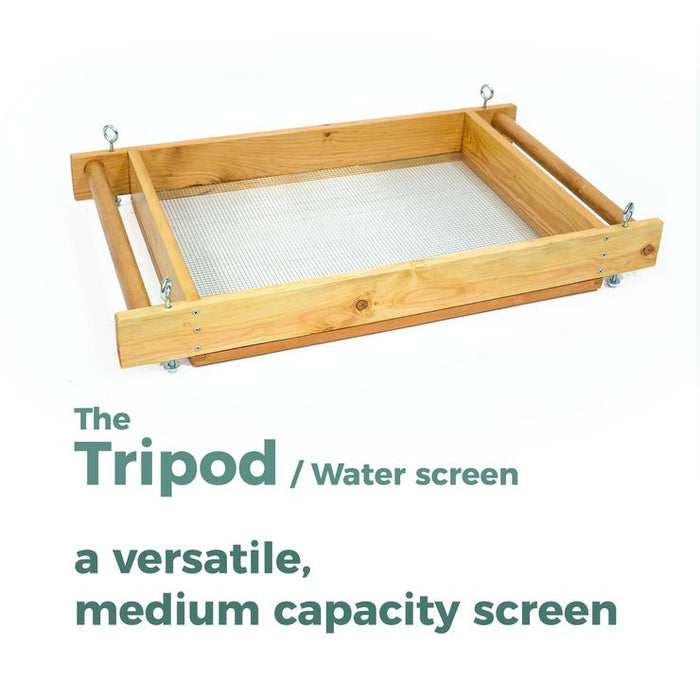 Tripod-Water Sifting Screen-AEO Screen-Atlas Preservation