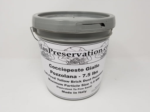 Yellow Brick Dust - Cocciopesto Giallo-Renaissance Lime Putty-Atlas Preservation
